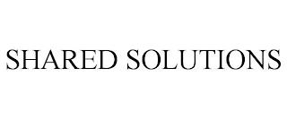 SHARED SOLUTIONS trademark