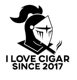 I LOVE CIGAR SINCE 2017 trademark