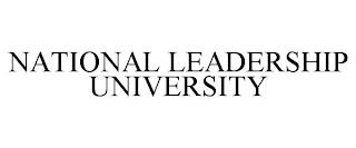 NATIONAL LEADERSHIP UNIVERSITY trademark