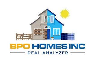 BPO HOMES INC DEAL ANALYZER trademark