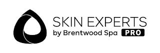 SKIN EXPERTS BY BRENTWOOD SPA PRO trademark