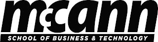 MCCANN SCHOOL OF BUSINESS & TECHNOLOGY trademark