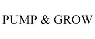 PUMP & GROW trademark