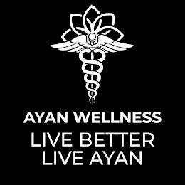 AYAN WELLNESS LIVE BETTER LIVE AYAN trademark