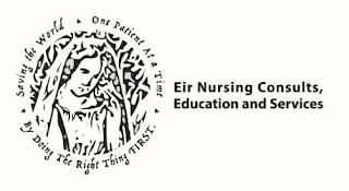 EIR NURSING CONSULTS, EDUCATION AND SERVICES SAVING THE WORLD ONE PATIENT AT A TIME BY DOING THE RIGHT THING FIRST. trademark