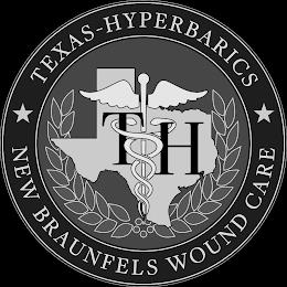 TEXAS HYPERBARICS NEW BRAUNFELS WOUND CARE THRE TH trademark