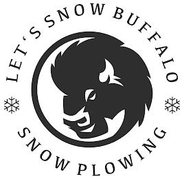 LET'S SNOW BUFFALO SNOW PLOWING trademark