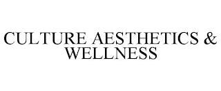 CULTURE AESTHETICS & WELLNESS trademark