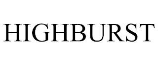 HIGHBURST trademark