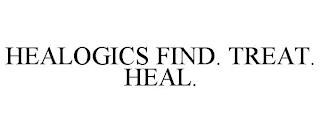 HEALOGICS FIND. TREAT. HEAL. trademark