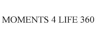 MOMENTS 4 LIFE 360 trademark