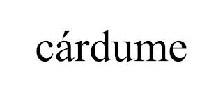 CÁRDUME trademark