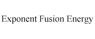 EXPONENT FUSION ENERGY trademark