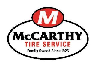 M MCCARTHY TIRE SERVICE FAMILY OWNED SINCE 1926CE 1926 trademark