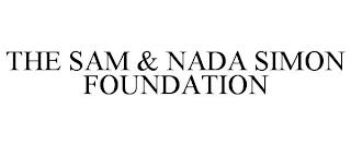 THE SAM & NADA SIMON FOUNDATION trademark