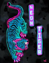 NEON TIGER BRYAN 2023 trademark