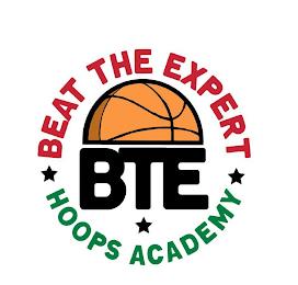 BEAT THE EXPERT HOOPS ACADEMY BTE trademark