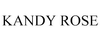 KANDY ROSE trademark