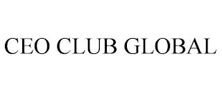 CEO CLUB GLOBAL trademark