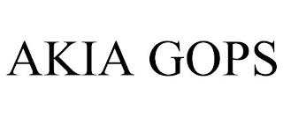 AKIA GOPS trademark