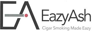 EA EAZYASH CIGAR SMOKING MADE EAZY trademark