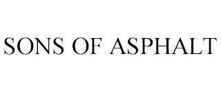 SONS OF ASPHALT trademark