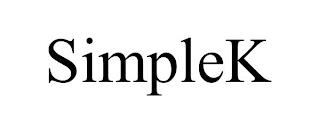 SIMPLEK trademark