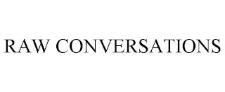 RAW CONVERSATIONS trademark