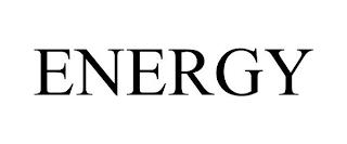 ENERGY trademark