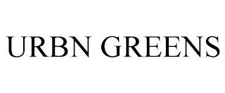 URBN GREENS trademark