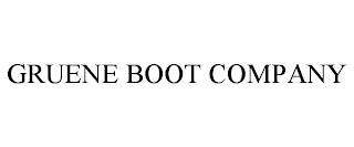 GRUENE BOOT COMPANY trademark