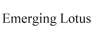 EMERGING LOTUS trademark