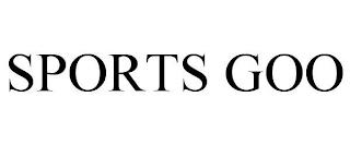 SPORTS GOO trademark