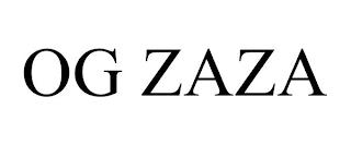 OG ZAZA trademark