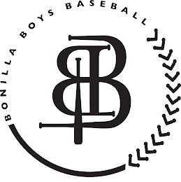 BB BONILLA BOYS BASEBALL trademark