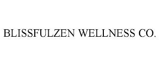 BLISSFULZEN WELLNESS CO. trademark