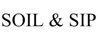 SOIL & SIP trademark