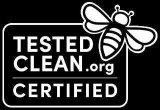 TESTED CLEAN.ORG CERTIFIED trademark