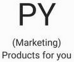 PY (MARKETING) PRODUCTS FOR YOU trademark