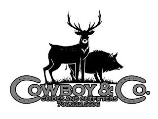 COWBOY & CO. GUIDES AND OUTFITTERS 706.332.5606 trademark