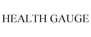 HEALTH GAUGE trademark