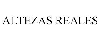 ALTEZAS REALES trademark