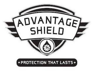 AS ADVANTAGE SHIELD PROTECTION THAT LASTS trademark