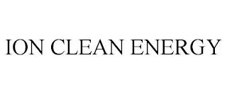 ION CLEAN ENERGY trademark