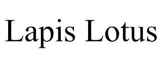 LAPIS LOTUS trademark