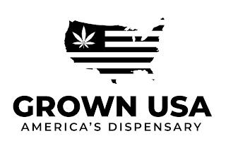 GROWN USA AMERICA'S DISPENSARY trademark