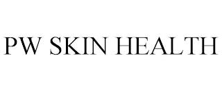 PW SKIN HEALTH trademark