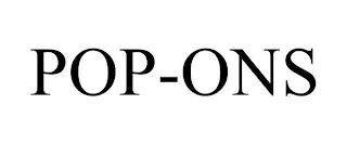 POP-ONS trademark