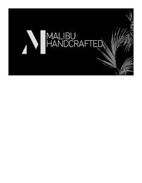 M MALIBU HANDCRAFTED trademark