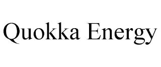 QUOKKA ENERGY trademark